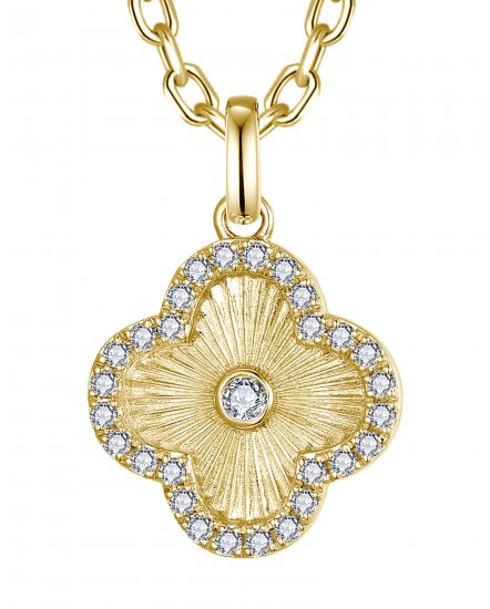 CLOVER STYLE DIAMOND PENDANT (TP3961)
