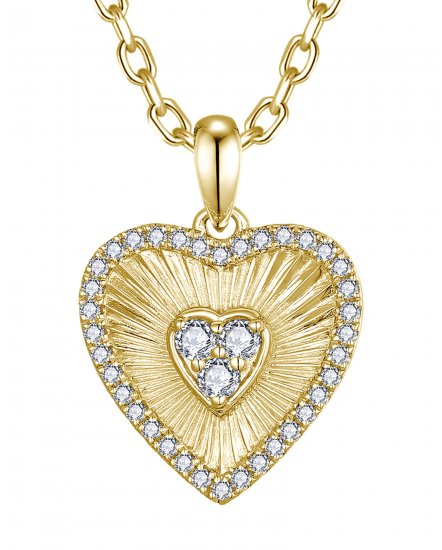HEART SHAPE DIAMOND PENDANT (TP3966)