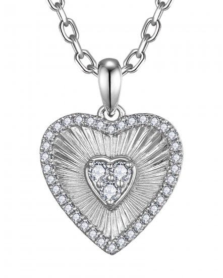 HEART SHAPE DIAMOND PENDANT (TP3966)