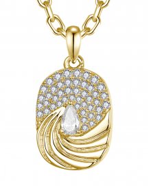 PEAR DIAMOND PENDANT (TP3980)