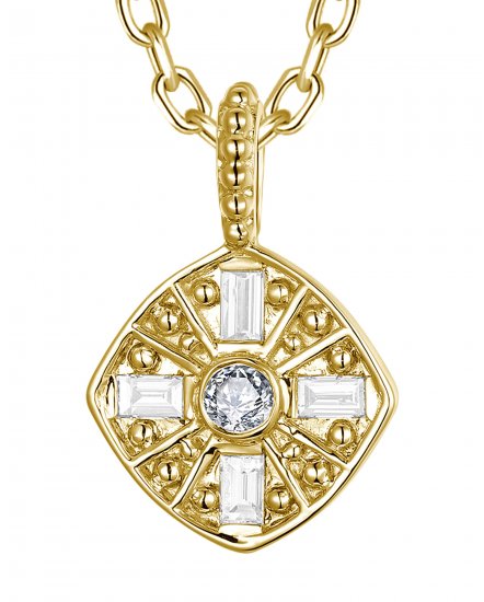 BAGUETTE DIAMOND PENDANT (TP3981)