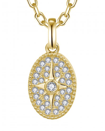 OVAL STYLE DIAMOND PENDANT (TP3982)