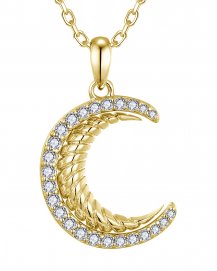 CRESCENT MOON DIAMOND PENDANT (TP3987)