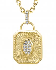 LOCK STYLE DIAMOND PENDANT (TP3989)