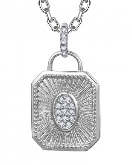 LOCK STYLE DIAMOND PENDANT (TP3989)