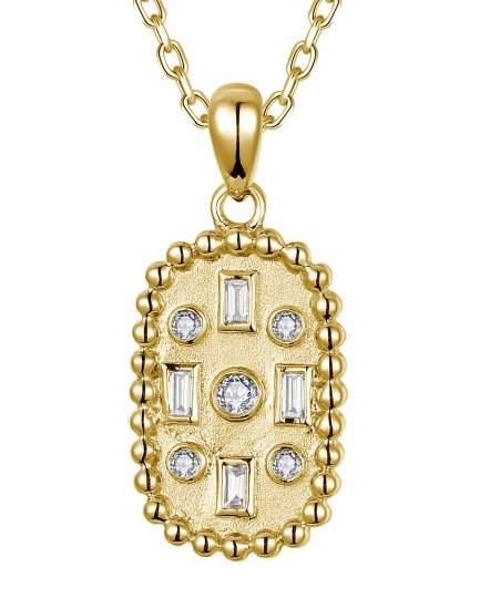 DOG TAG DIAMOND PENDANT (TP3992)