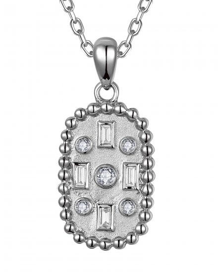 DOG TAG DIAMOND PENDANT (TP3992)