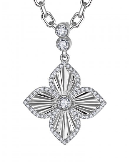 FOUR LEAF DIAMOND PENDANT (TP3993)