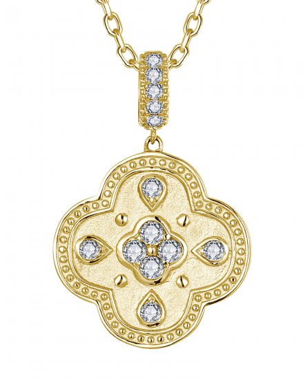 CLOVER STYLE DIAMOND PENDANT (TP3996)