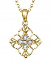 FOUR LEAF STYLE DIAMOND PENDANT (TP4007)