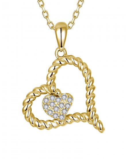 HEART SHAPE DIAMOND PENDANT (TP4010)