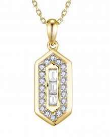 HEXAGON STYLE DIAMOND PENDANT (TP4012)