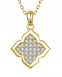 FOUR LEAF STYLE DIAMOND PENDANT (TP4018)