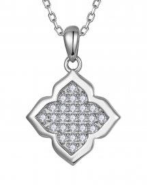 FOUR LEAF STYLE DIAMOND PENDANT (TP4018)