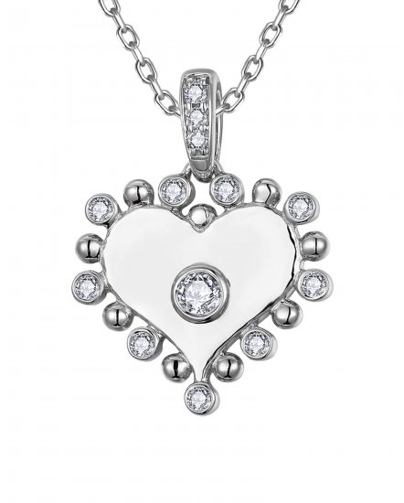 HEART SHAPE DIAMOND PENDANT (TP4021)