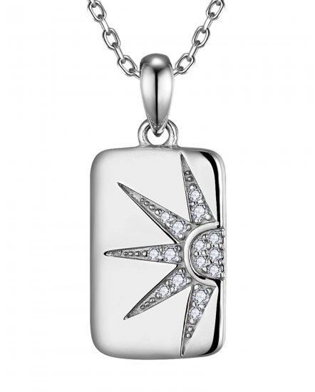 DOG TAG DIAMOND PENDANT (TP4022)