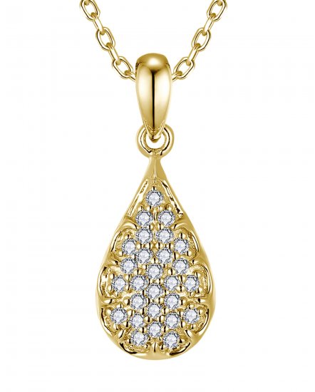 PEAR STYLE DIAMOND PENDANT (TP4023)