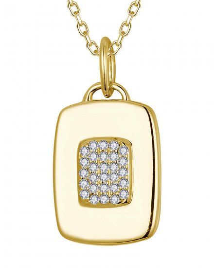 DOG TAG DIAMOND PENDANT (TP4024)