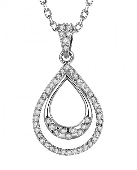 PEAR STYLE DIAMOND PENDANT (TP4026)