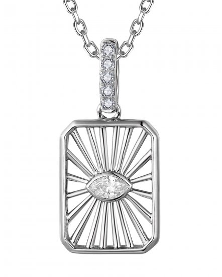 DOG TAG DIAMOND PENDANT (TP4029)