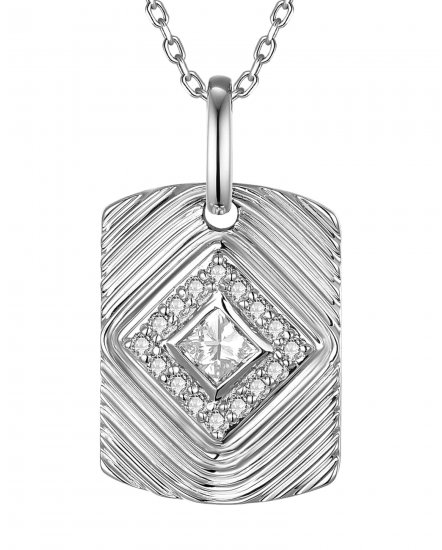 DOG TAG DIAMOND PENDANT (TP4030)