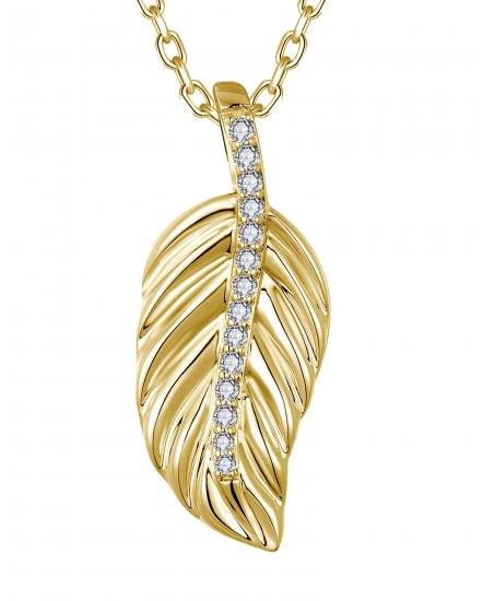 LEAF STYLE DIAMOND PENDANT (TP4035)