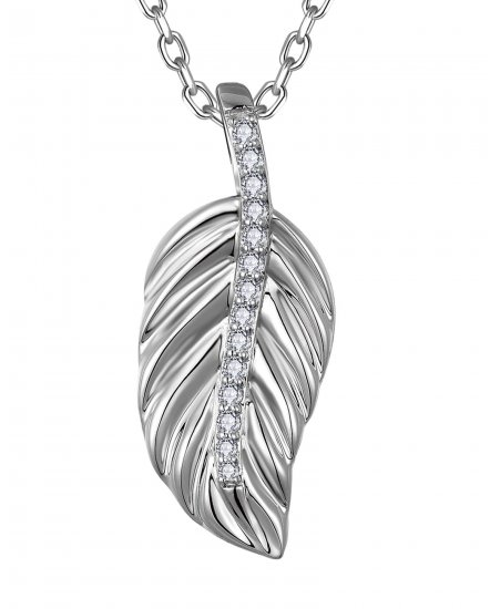 LEAF STYLE DIAMOND PENDANT (TP4035)