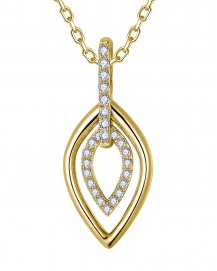 LEAF STYLE DIAMOND PENDANT (TP4036)
