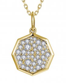 OCTAGON STYLE DIAMOND PENDANT (TP4038)