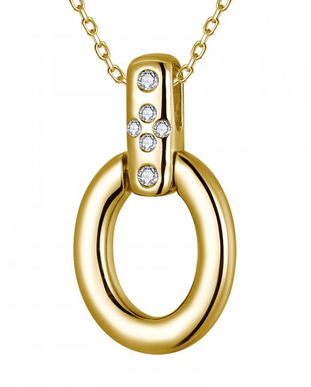 OVAL STYLE DIAMOND PENDANT (TP4039)