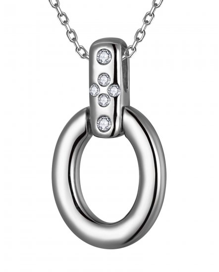 OVAL STYLE DIAMOND PENDANT (TP4039)