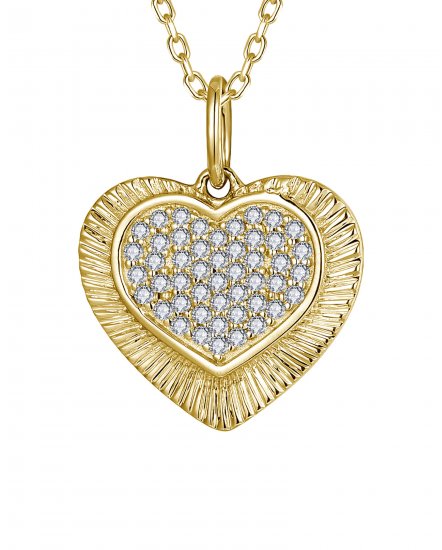 HEART SHAPE DIAMOND PENDANT (TP4040)