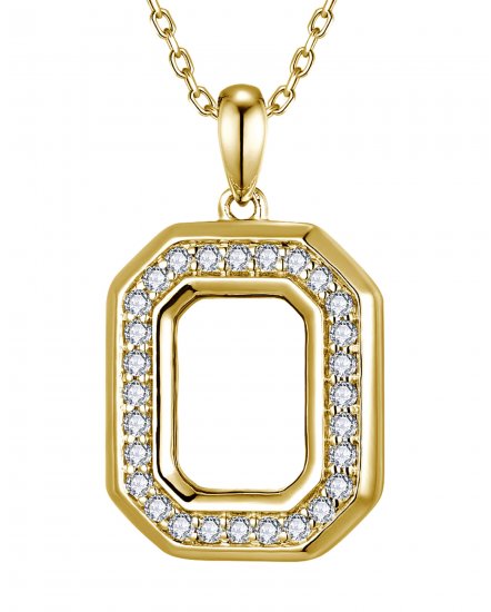 OCTAGON STYLE DIAMOND PENDANT (TP4041)