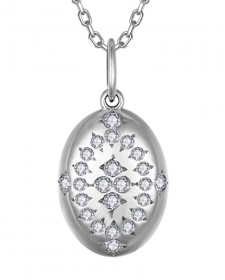 OVAL STYLE DIAMOND PENDANT (TP4043)