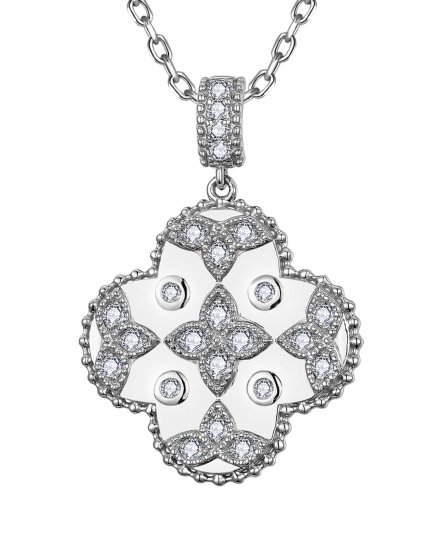 CLOVER STYLE DIAMOND PENDANT (TP4049)