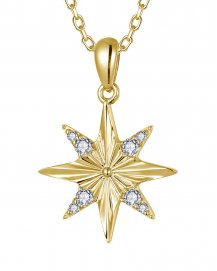 NORTH STAR STYLE DIAMOND PENDANT (TP4057)