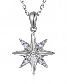 NORTH STAR STYLE DIAMOND PENDANT (TP4057)