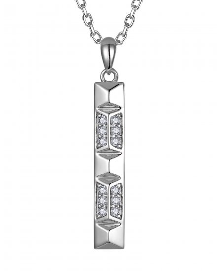 STRAIGHT BAR DIAMOND PENDANT (TP4060)