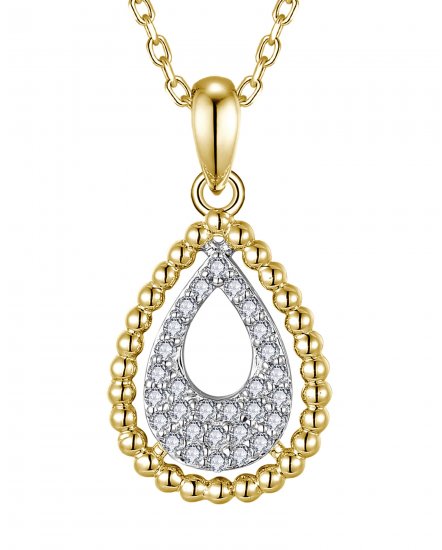 PEAR STYLE DIAMOND PENDANT (TP4066)