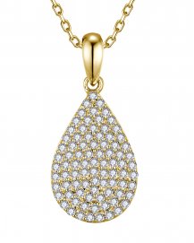 PEAR STYLE DIAMOND PENDANT (TP4067)