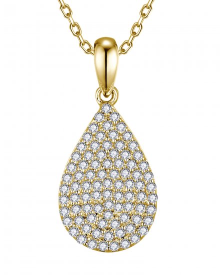 PEAR STYLE DIAMOND PENDANT (TP4067)