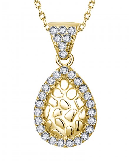 PEAR STYLE DIAMOND PENDANT (TP4068)