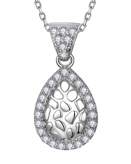 PEAR STYLE DIAMOND PENDANT (TP4068)
