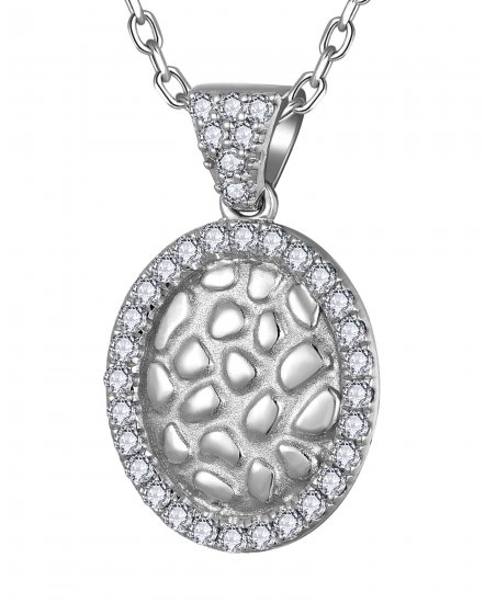OVAL STYLE DIAMOND PENDANT (TP4069)