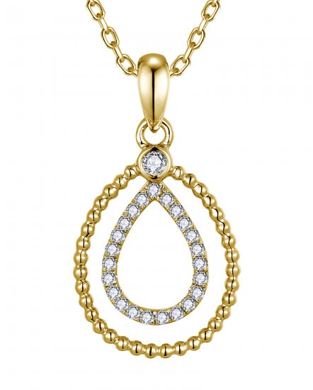 PEAR STYLE DIAMOND PENDANT (TP4070)