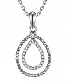 PEAR STYLE DIAMOND PENDANT (TP4070)