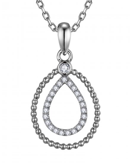 PEAR STYLE DIAMOND PENDANT (TP4070)