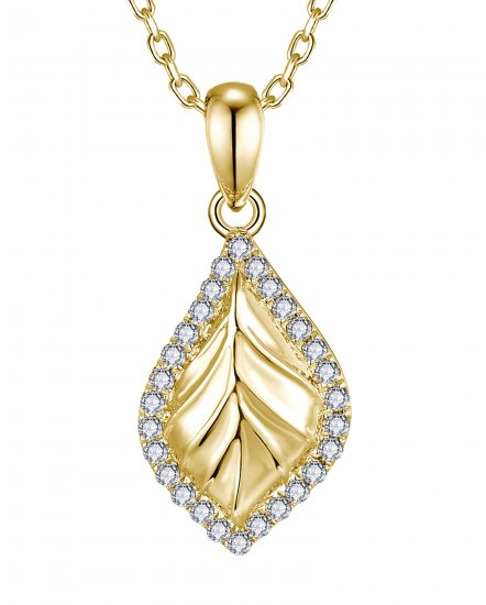 LEAF STYLE DIAMOND PENDANT (TP4071)