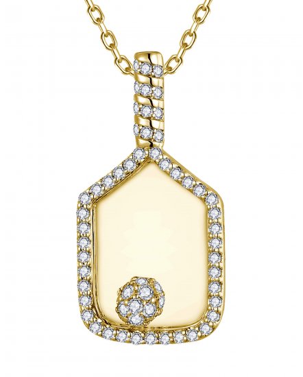 DOG TAG DIAMOND PENDANT (TP4080)