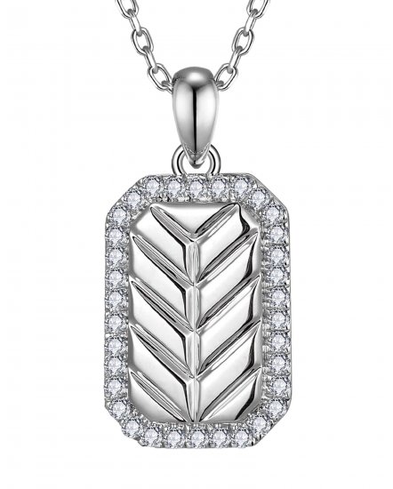 DOG TAG DIAMOND PENDANT (TP4083)
